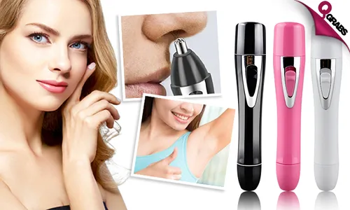 2-in-1 USB Hair Trimmer!